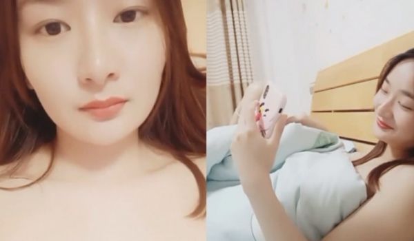 白净型贫乳公主颇有颜值!!在宾馆被男友上下其手玩