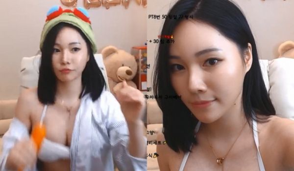 [韩国] 气质主播在练裸聊~完美胸型有缘才看的到