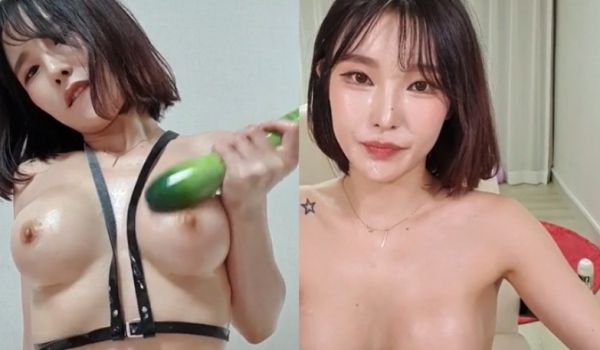 [韩国] 精緻主播不停拿棒状物撸奶~这样撸才会爽