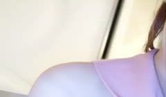 高颜值妹子私人玩物七七自慰第三部性感网袜按摩器震
