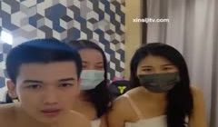 家中太卡出去开房双飞两个露脸骚货全过程身材都不错