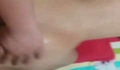 50岁的街边阿姨，这身材保养的是真丰满，后入这紧