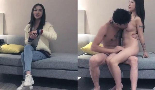 约了个高颜值白衣妹子，舌吻摸奶调情穿上黑丝情趣装