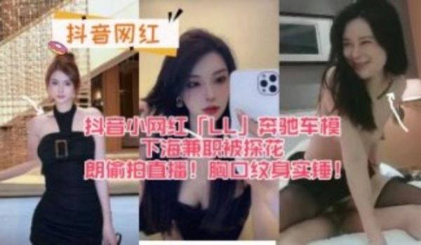 抖音小网红奔驰车模下海兼职被探花郎偷拍直播！胸口