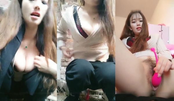 丰满大奶骚女【薇神】户外老房子露逼自慰，塞跳蛋翘