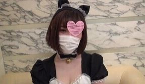 色情18歳ＪＤ几乎颜出し女仆衣服cosplay奉
