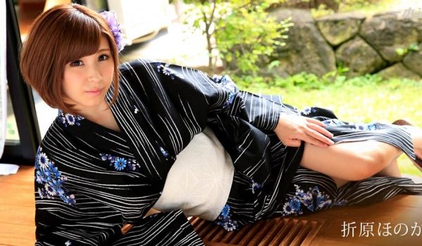天然Hカップの浴衣美女に生ハメ中出し