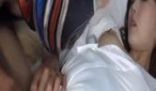【无码】白衣绝色美女与面具男激烈