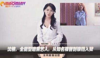 沈樵，全能型暗黑艺人，从知名裸替到锒铛入狱