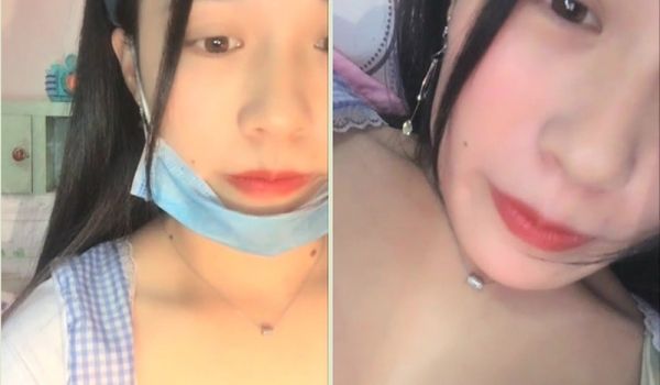 高颜值萌妹子女仆装道具自慰 近距离特写按摩器震动