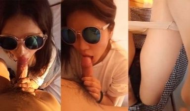 玲玲墨镜眼镜口交