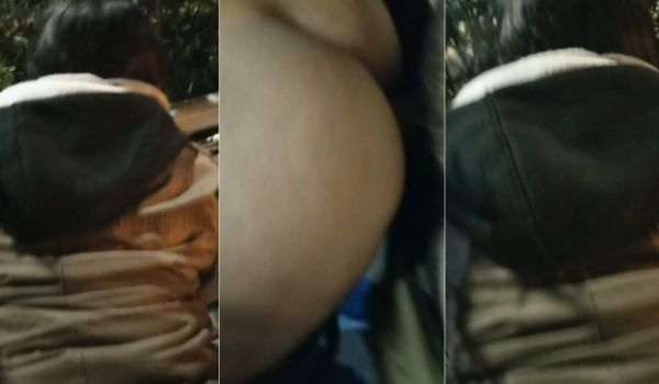 时不时看着周围，偷偷做爱的!
