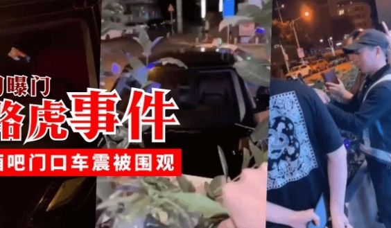 【网曝门】路虎事件，酒吧门口车震被围观