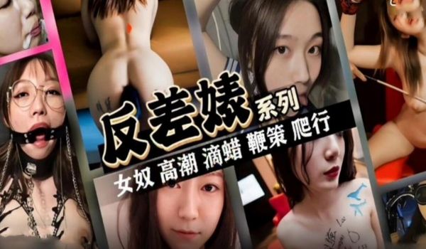 反差婊系列-皮鞭 女奴 滴蜡 爬行...