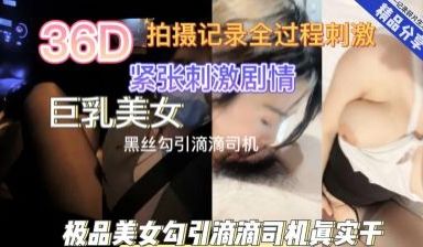付费精品36D巨乳美女黑丝勾引滴滴司机真实干.