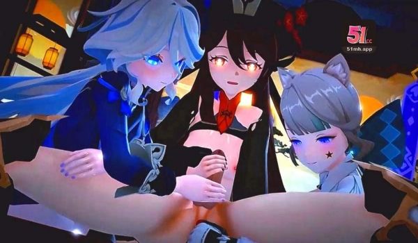 3DMMD原神全明星多人淫啪乱交恋活