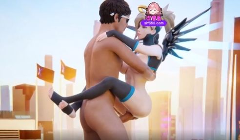3D怜悯救生员女牛仔守望先锋