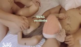 台湾 【vavababy】游戏输了老公看着老婆被