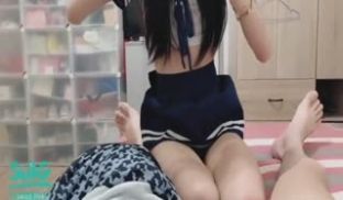 台湾 [SEXRITA] 制服学生妹_下课与隔壁