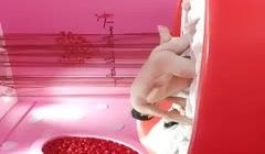 【全网寻花约良家】特色情趣电动床，网恋32岁良家