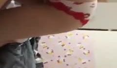 反差清纯小女友，吃鸡吧在上乘骑。