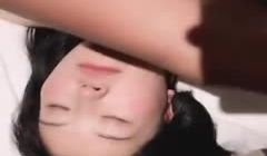 受不了了 直接射脸上