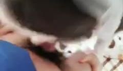 自拍#精选#穿着婚纱骚货口交