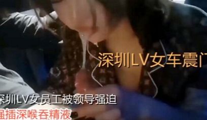 独家流出深圳顶级lv女车震门事件完整版 拜金女员