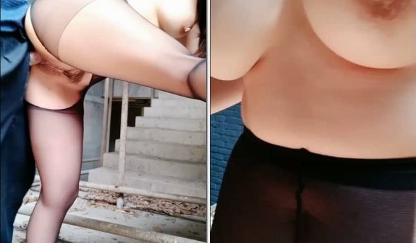 户外爆乳美少妇又来工地勾引老汉年轻的时候一天要干