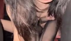 三男一女户外野战群P，户外车震！超清纯黑丝妹妹，