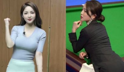 网红界又出大瓜了！中式台球最美女裁判「王钟瑶」疑