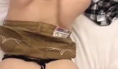#后入 极品身材小骚货 丁字裤诱惑后入抽插