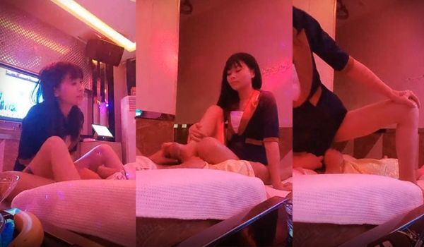 【牛奶米汤足浴店搞女技师】奶子给我看一下拔出大屌