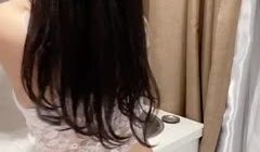 透视蕾丝吊带的小尤奈翘臀等你后入