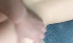 水臀，又软又圆又大又白!