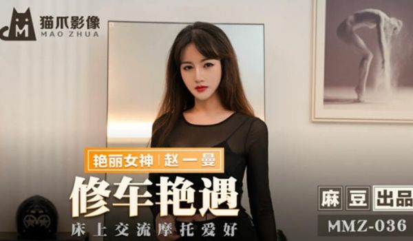 麻豆传媒-修车艳遇床上交流摩托爱好-赵一曼