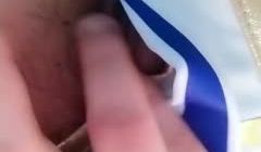 cos漫展后台露出插b!