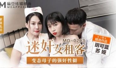 国产麻豆AV MD MD0203 迷奸女租客 苏