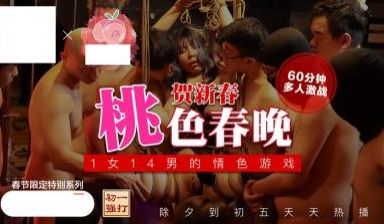 桃色春晚 1女14男的情色游戏 贺新春