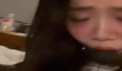 调教小母狗，凌辱调教后入怼着虐操小逼。
