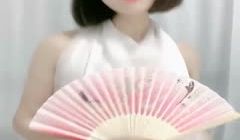 新下海古典美仙女_【迷你小公主】_清风玉扇,优雅