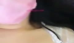 HD 高颜值美女主播真空按摩馆直播引诱技师小伙啪