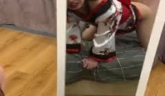 镜前爆操极品身材小美女。