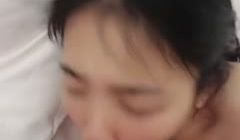 吞精 刚射出来就被吸光了。