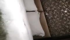 约了两个妹子玩双飞黑丝肉丝双管齐下，前后夹击猛操