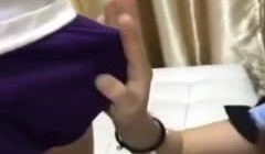 性感黑丝高跟OL制服装直播打炮