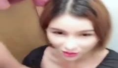 性感混血网红和大屌猛男假装买衣服躲进商场试衣间啪