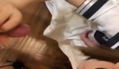 绿帽老公携饥渴娇妻与单男疯狂3P私拍流出 水手制
