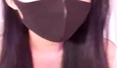 戴着口罩的韩国女主播隔着内裤自慰诱惑！