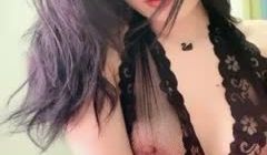 骨感SEX御姐：情趣黑丝，你射不射，风趣飘飘，被